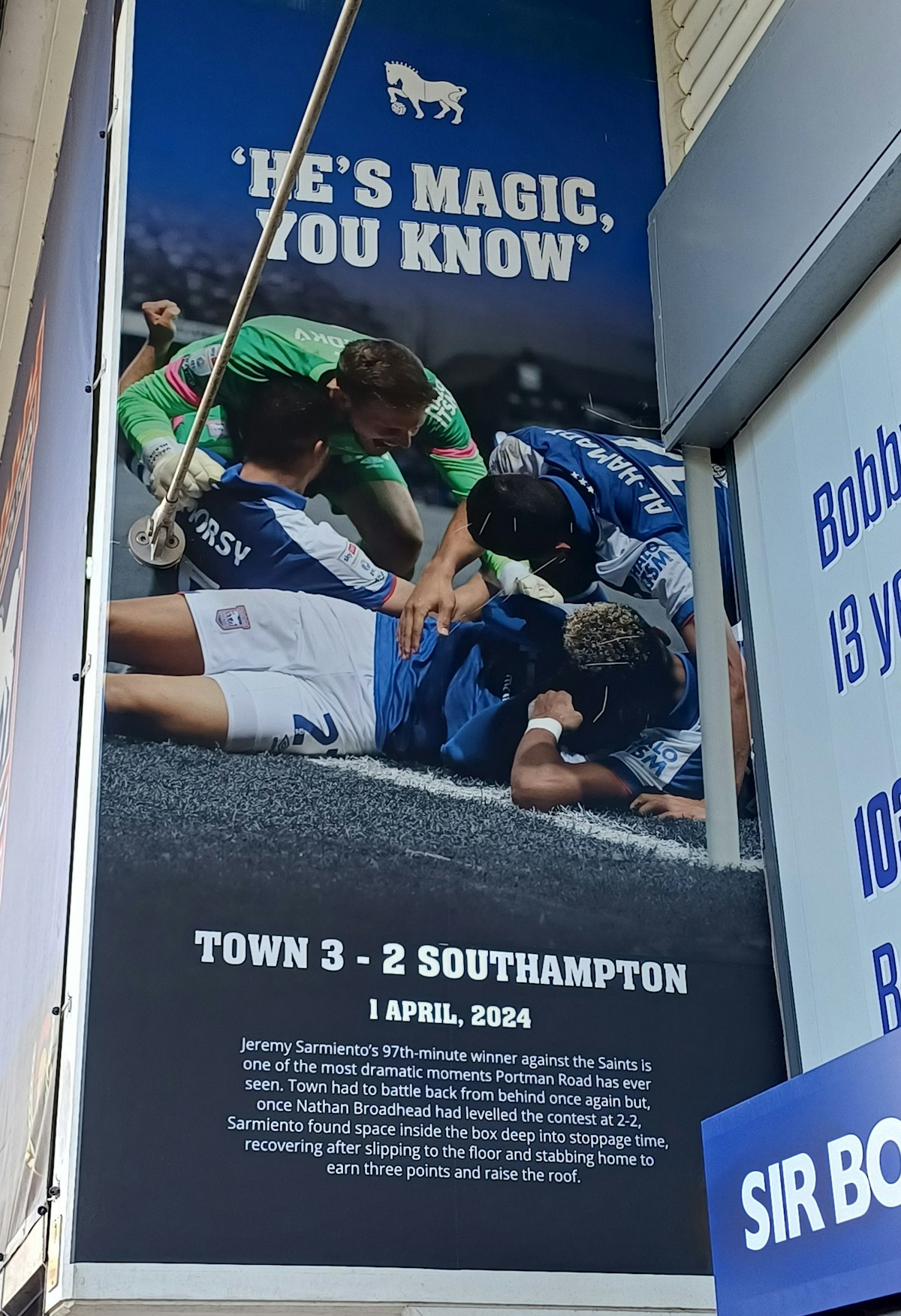 He's magic, you know